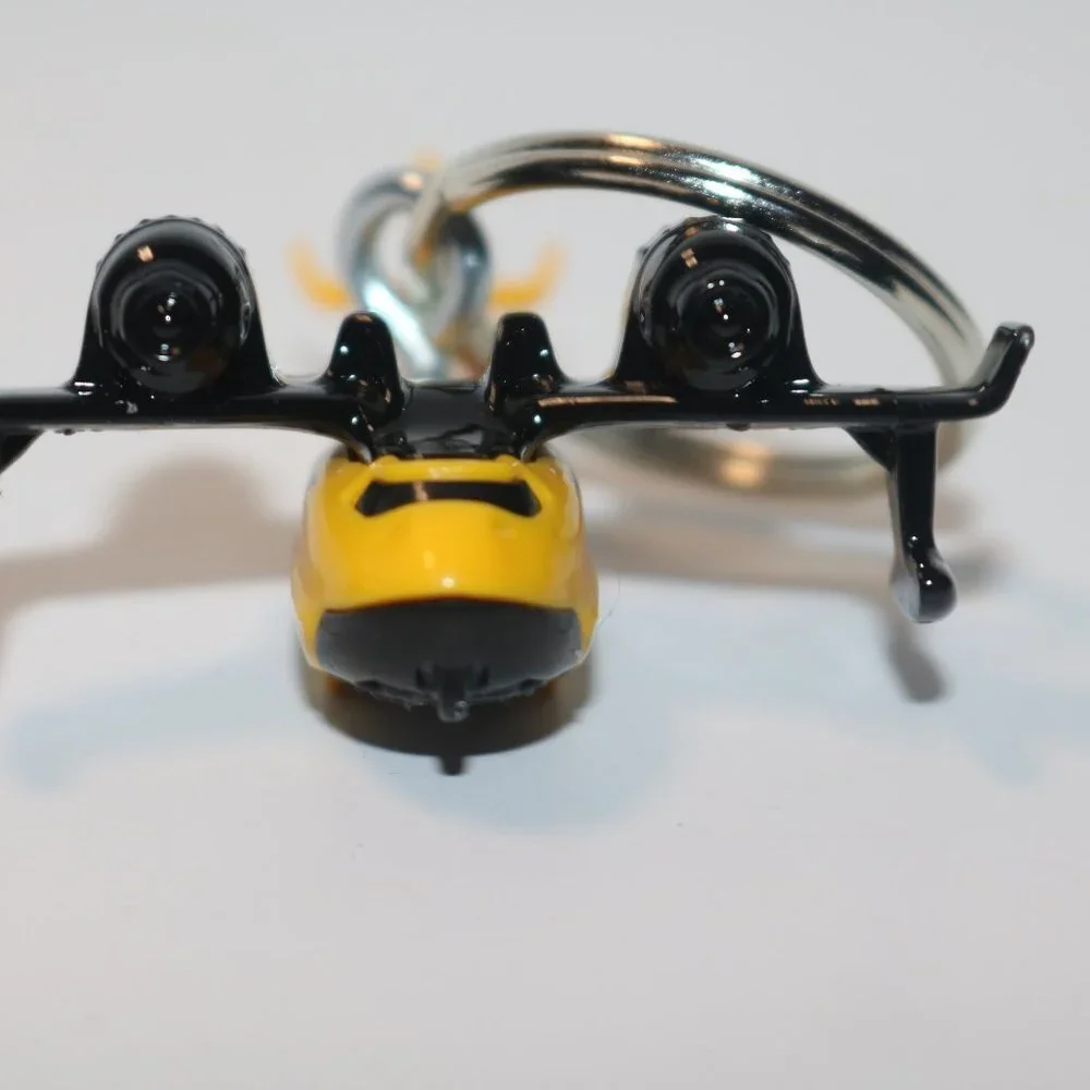 Hot Wheels Rescue Water Bomber plane CUSTOM keychain